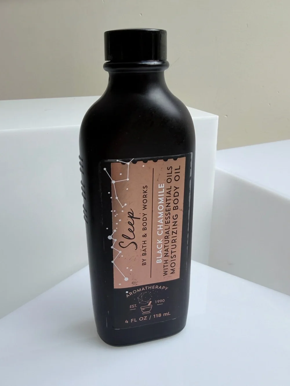 Bath & Body Works Sleep Black Camomile Body  Oil Full Bottle 4 Fl Discontinued
